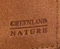 Mobile Preview: Herren Portemonnaie Leder Hochformat Braun Greenland Nature