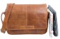 Preview: Überschlagtasche Laptoptasche  Leder Cognac Braun The Chesterfield Brand