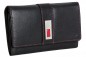Preview: Damen Leder Geldbörse Geldbeutel Brieftasche in Schwarz NEU OVP L 57 k